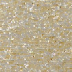 Golden Mother of Pearl shellstone (small brick)